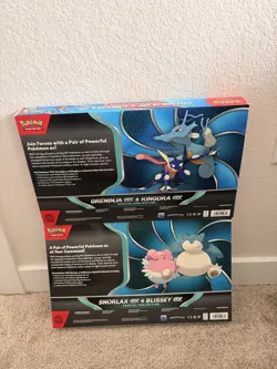 Pokemon TCG Sealed Lot – Snorlax ex & Greninja ex Special Collection Boxes - Image 2