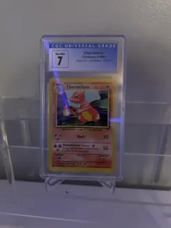 Pokemon Charmeleon Base Set Unlimited 24/102 CGC 7 Uncommon Regular 1999 - Image 1