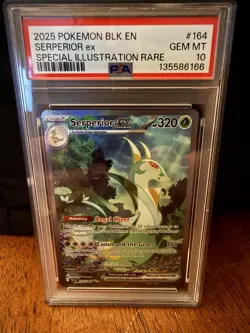 Pokemon TCG Serperior EX 164/086 PSA 10 - Image 1