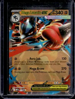 2025 Pokemon MEP Black Star Promos Mega Lucario ex #012 - Image 1