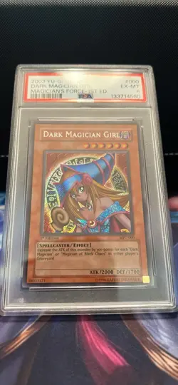 1st Edition Dark Magician Girl MFC-000 PSA-6 - Image 1