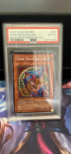 1st Edition Dark Magician Girl MFC-000 PSA-6 - Image 3