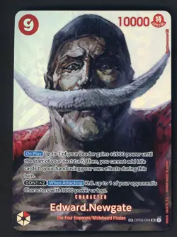 One Piece English OP02-004 Edward.Newgate Special Alternate Art Super Rare - Image 1