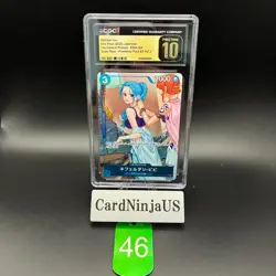 CGC 10 PRISTINE Nefeltari Vivi SR EB02-026 Promotion Pack Ex Vol. 3 ONE PIECE 46 - Image 1