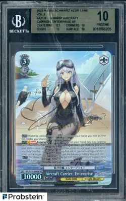 2025 Weiss Schwarz Azur Lane AZLS119 Aircraft Carrier Enterprise SP BGS 10 - Image 1