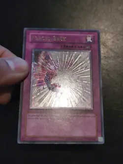 Yu-Gi-Oh! ULTIMATE RARE HOLO CARD FORCED BACK EOJ-EN060 NM - Image 2