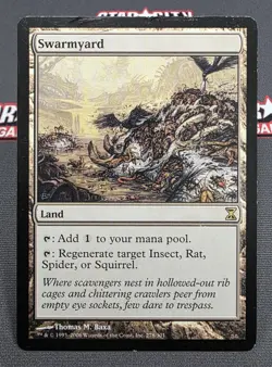 MTG Swarmyard- INKED -Time Spiral Magic the Gathering Card #278 - Image 1