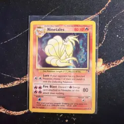 Pokemon TCG Ninetales Legendary Collection Holo Card 17/110 Rare - Image 1