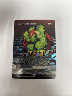 Underworld Breach Borderless Foil TMNT Card #0010 MTG LP - Image 1