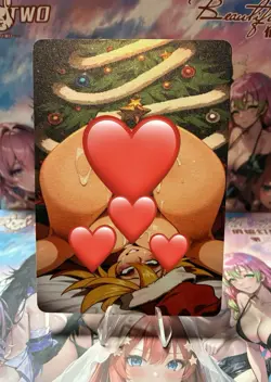 Matte Beautiful Waifu Handmade Card Goddess Story CCG Anime Double Sided - Image 2