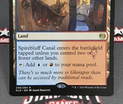 MTG Spirebluff Canal- STAMPED/DAMAGED -Kaladesh Magic the Gathering Card #249 - Image 4