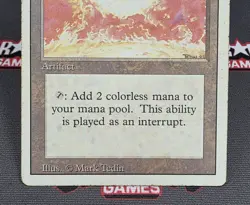 MTG Sol Ring- DAMAGED -3rd Edition Magic the Gathering Card #274 - Image 4
