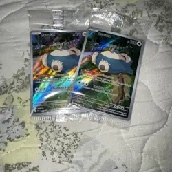Pokemon TCG Scarlet & Violet Snorlax 051 Promo Card Full Art Holo - Image 1