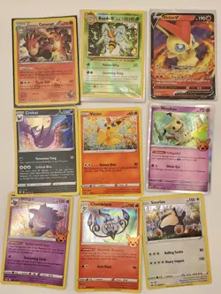 Lot Of 259 TCG Pokemon Trading Cards Slightly Played. - Image 1