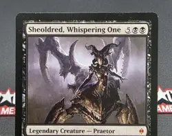 MTG Sheoldred, Whispering One- DAMAGED -New Phyrexia Magic Card #073 - Image 3