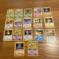 Pokemon TCG WOTC Card Lot of 17 Team Rocket and Gym Heroes - Image 2