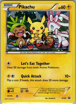 Pikachu XY95 Holo XY Promos - Pokemon Card - NM - Image 1
