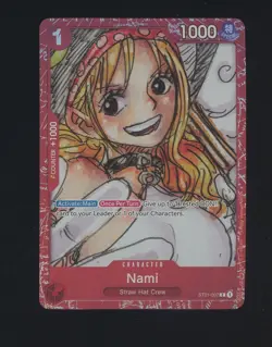 One Piece English ST01-007 Nami Premium Card Collection Red Film Edition - Image 1