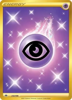 Psychic Energy Card 232/198 Pokemon Sword & Shield Chilling Reign Holo Near Mint - Image 1