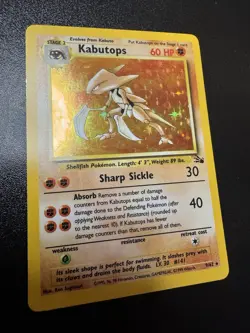Kabutops - 9/62 - Pokemon Fossil Unlimited Holo Rare Card WOTC NM Card - Image 1