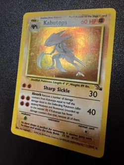 Kabutops - 9/62 - Pokemon Fossil Unlimited Holo Rare Card WOTC NM Card - Image 2
