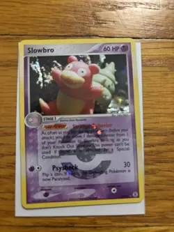 Pokemon TCG Slowbro 14/112 FireRed & LeafGreen Reverse Holo Rare Card - Image 1