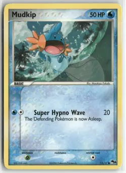 Mudkip 11/17 Pop Series 4 Pokemon English Card (LP) - Image 1