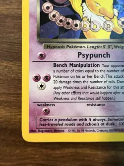 Pokemon Card - Dark Hypno 9/82 Team Rocket Holo Rare MP/Moderately Played - Image 5