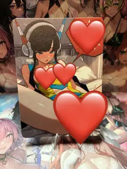 Matte Beautiful Waifu Handmade Card Goddess Story CCG Anime Double Sided - Image 2