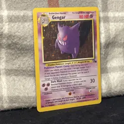 Pokemon TCG Gengar Fossil Holo Card 5/62 Unlimited Rare - Image 2