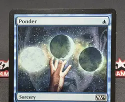 MTG Ponder- Signed -Magic 2012 Magic the Gathering Card #073 - Image 3