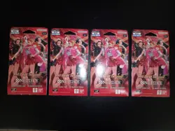 One Piece Tcg Heroines Edition English EB-03 Sleeved Booster 4 Pack Card Lot NEW - Image 3