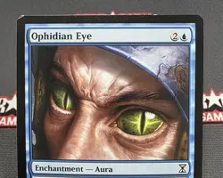 MTG Ophidian Eye- DAMAGED/INKED -Time Spiral Magic the Gathering Card #070 - Image 3
