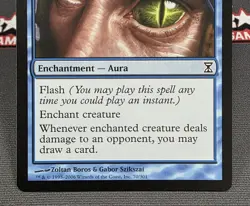 MTG Ophidian Eye- DAMAGED/INKED -Time Spiral Magic the Gathering Card #070 - Image 4