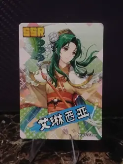 Goddess Story Rainbow Series Elincia (Fire Emblem) Anime SSR Trading Card - Image 1
