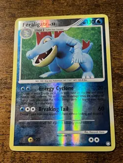 Pokemon TCG English Card Mysterious Treasures Feraligatr 8/123 Reverse Holo - Image 1