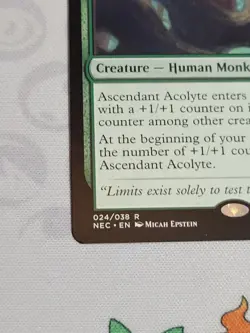 C4592 MAGIC MTG COMMANDER KAMIGAWA NEC ASCENDANT ACOLYTE #024 NM RARE - Image 4