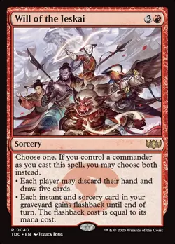 MTG Will of the Jeskai Tarkir: Dragonstorm Commander 40 R NM - Image 1