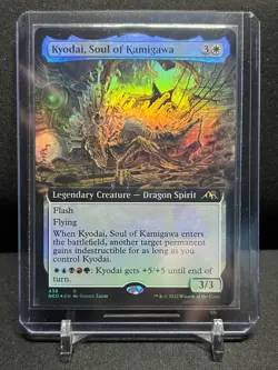 Kyodai, Soul of Kamigawa - Extended Art Foil - Magic MTG 2022 Neon Dynasty LP - Image 1