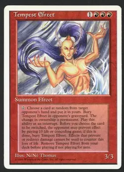 ***Tempest Efreet*** MTG Alternate 4th Edition Magic Kid Icarus - Image 1
