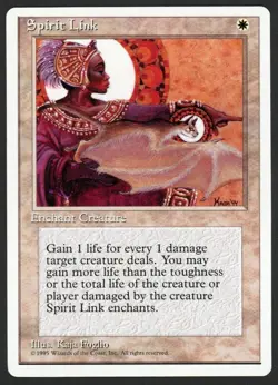 ***Spirit Link*** MTG Alternate 4th Edition Magic Kid Icarus - Image 1