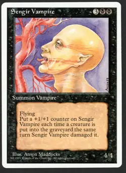 ***Sengir Vampire*** MTG Alternate 4th Edition Magic Kid Icarus - Image 1