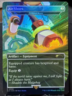 Air Shoes (Swiftfoot Boots) - RAINBOW FOIL - MTG - SLD - 2096 - RARE ~ NM - Image 3