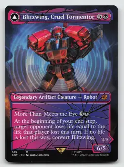 Blitzwing, Cruel Tormentor (Shattered Glass) *Non-Foil* BOT 19 NM - Image 1