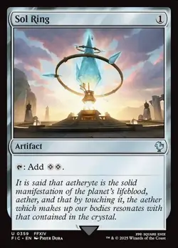 Magic The Gathering MTG SOL RING (359) FINAL FANTASY NM Near Mint - Image 1