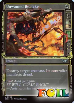 Unwanted Remake (Showcase) 0306 MTG Duskmourn: House of Horror Uncommon NP Foil - Image 1