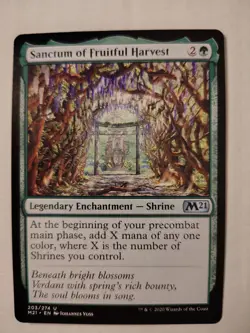Sanctum of Fruitful Harvest – Core Set 2021 (M21) – MTG Magic the Gathering - Image 1