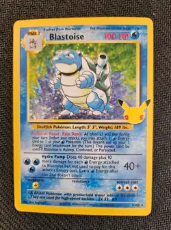 Blastoise 2/102 Celebrations: Classic Collection Holo pokemon - Image 1