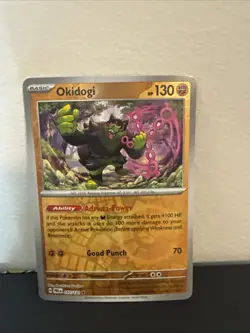 Pokemon TCG Okidogi SV Prismatic Evolutions 057/131 Rare Reverse Holo Near Mint - Image 1