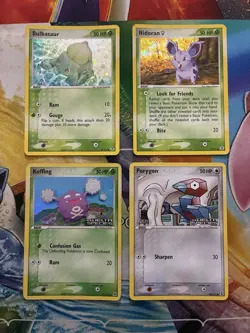 Vintage Pokemon Card Lot Reverse Holo Fire Fire Red Leaf Green Etc Bulbasaur - Image 1